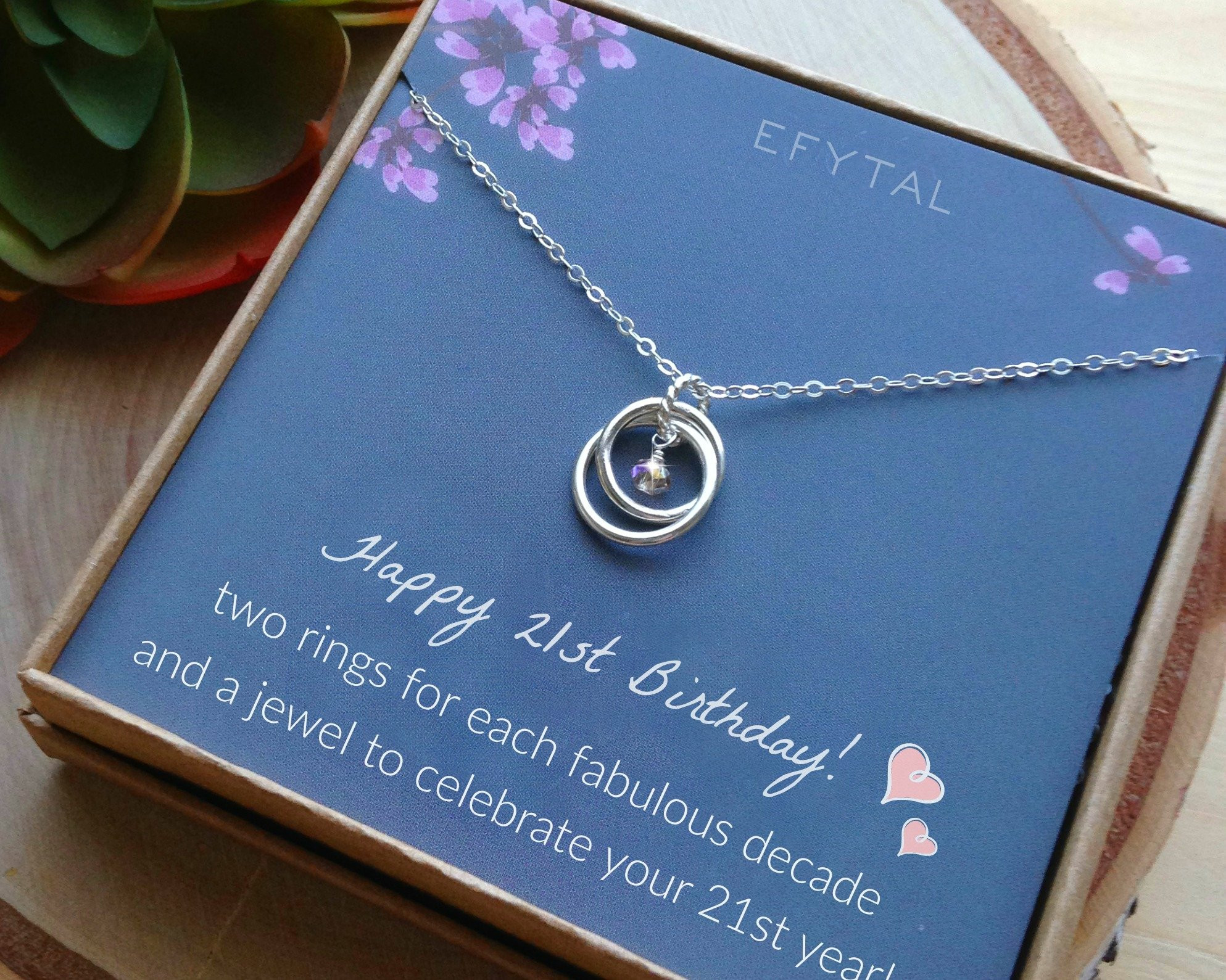 Birthday Party Ideas For 21 Year Old Female
 Gifts for Sisters EFYTAL Jewelry