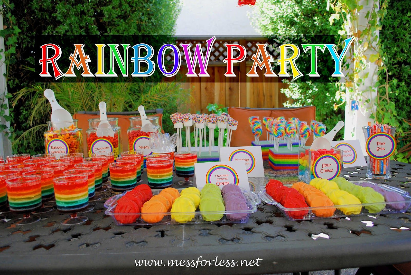 Birthday Party Ideas For 4 Year Girl
 DIY Rainbow Party Ideas