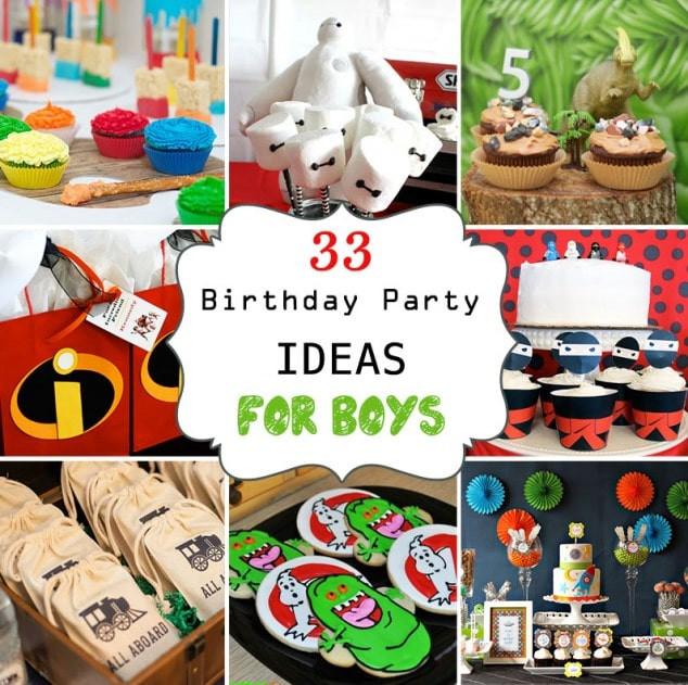 Birthday Party Ideas For 4 Year Old Boy
 33 Awesome Birthday Party Ideas for Boys