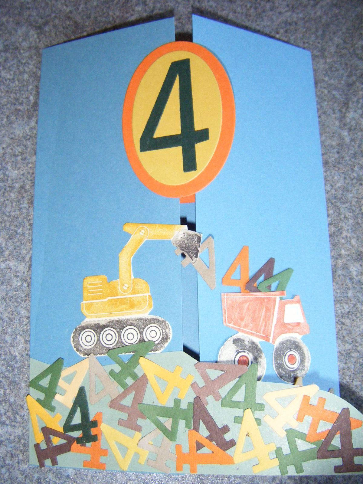 Birthday Party Ideas For 4 Year Old Boy
 Birthday card for a four year old boy