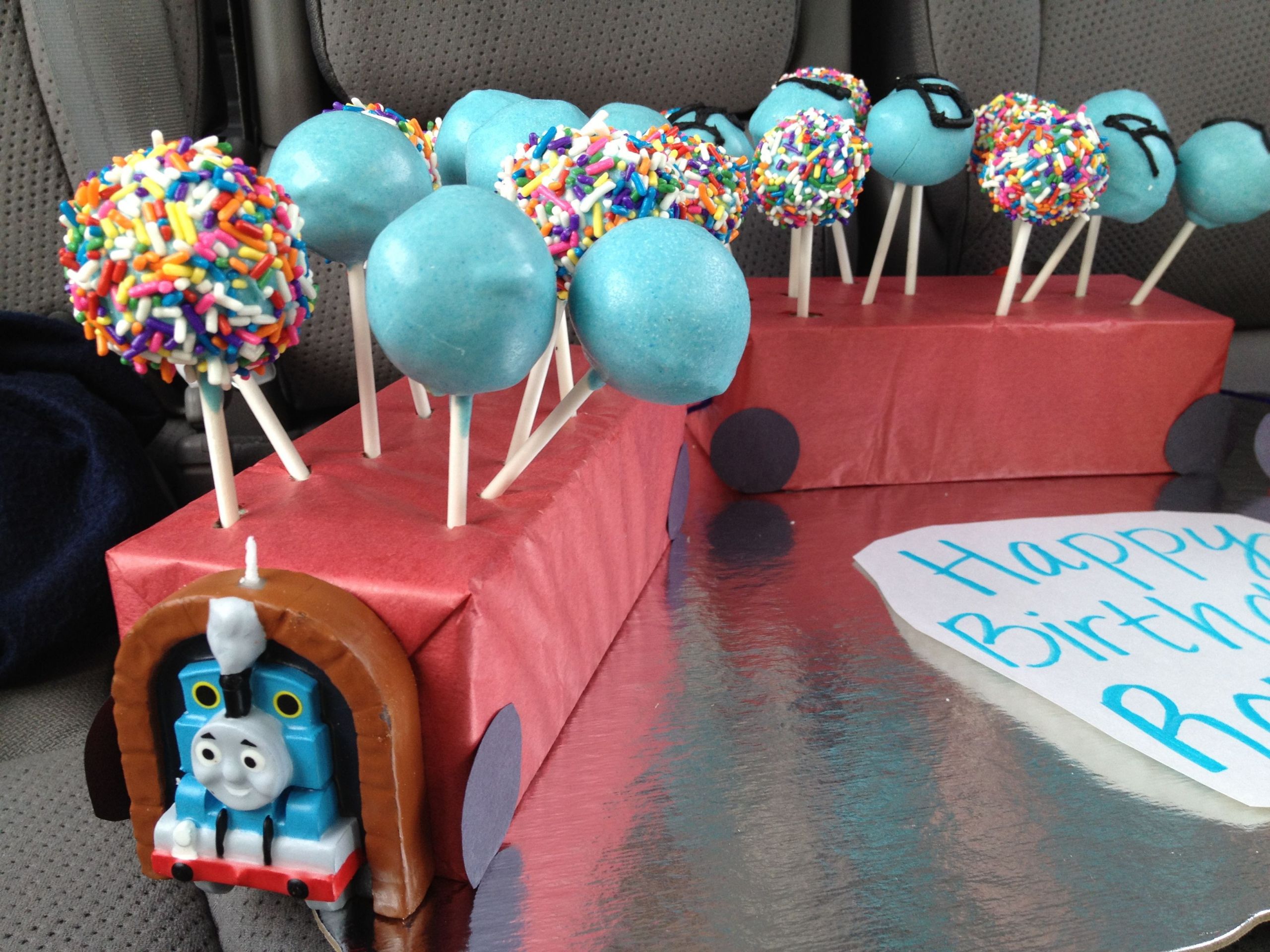 Birthday Party Ideas For 4 Year Old Boy
 Cake Pops for 4 year old boy s birthday