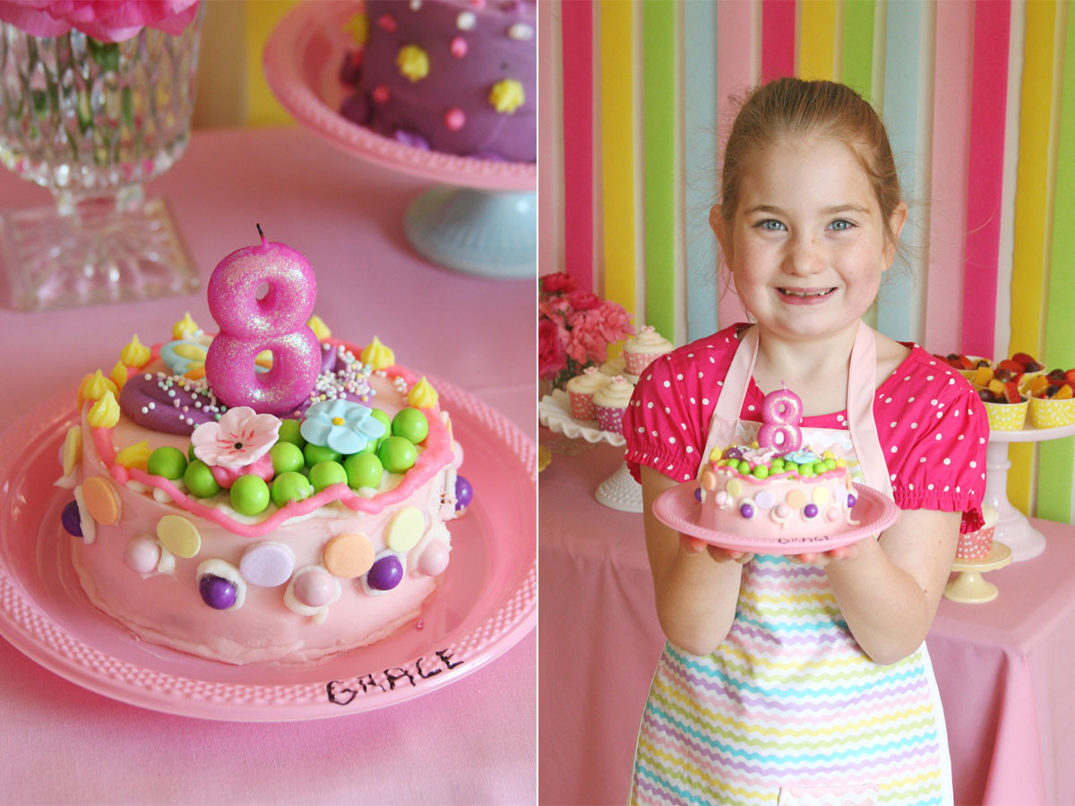 Birthday Party Ideas For 4 Year Old Daughter
 Grace s Cake Decorating Party Glorious Treats