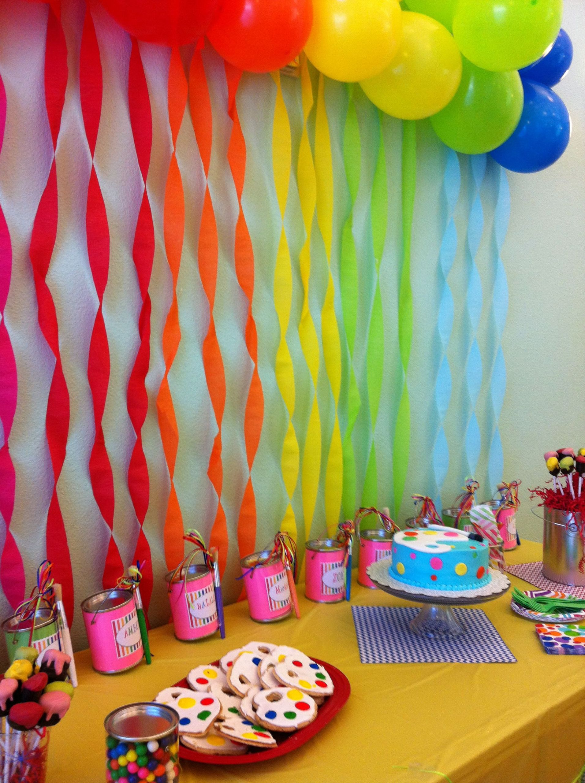 Birthday Party Ideas For 8 Year Old Girl
 8 year old girl birthday art party