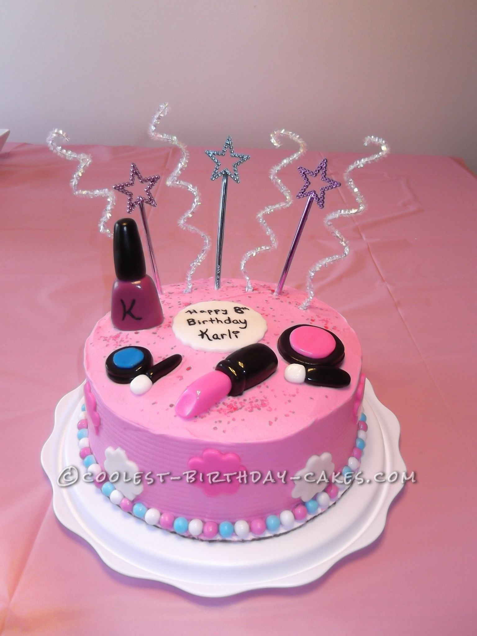 Birthday Party Ideas For 8 Year Old Girl
 Sweet Makeup Cake For An 8 Year Old Girl