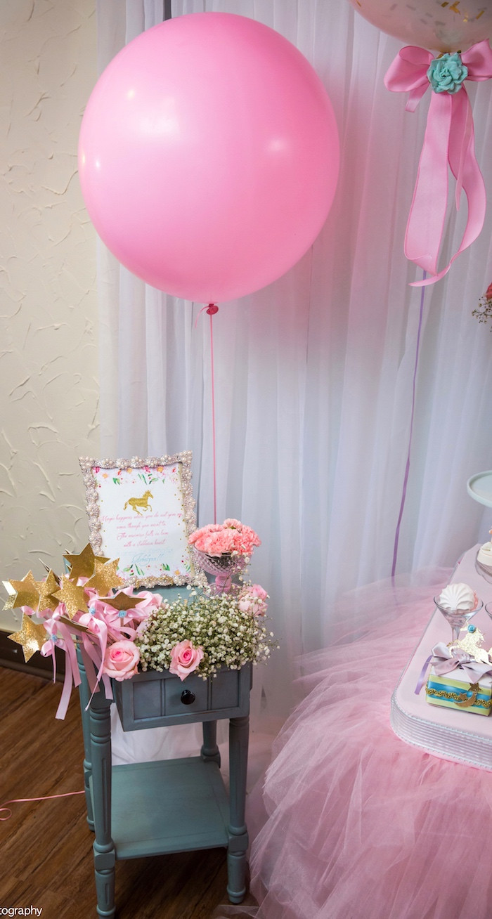 Birthday Party Ideas For Babies
 Kara s Party Ideas Baby Unicorn 1st Birthday Party