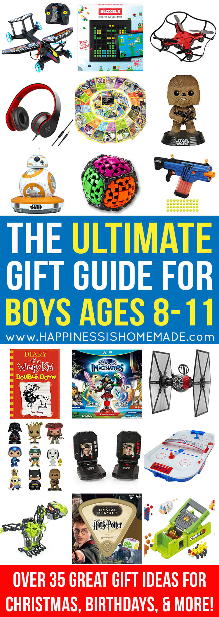 Birthday Party Ideas For Boys Age 11
 The Best Gift Ideas for Boys Ages 8 11 Happiness is Homemade