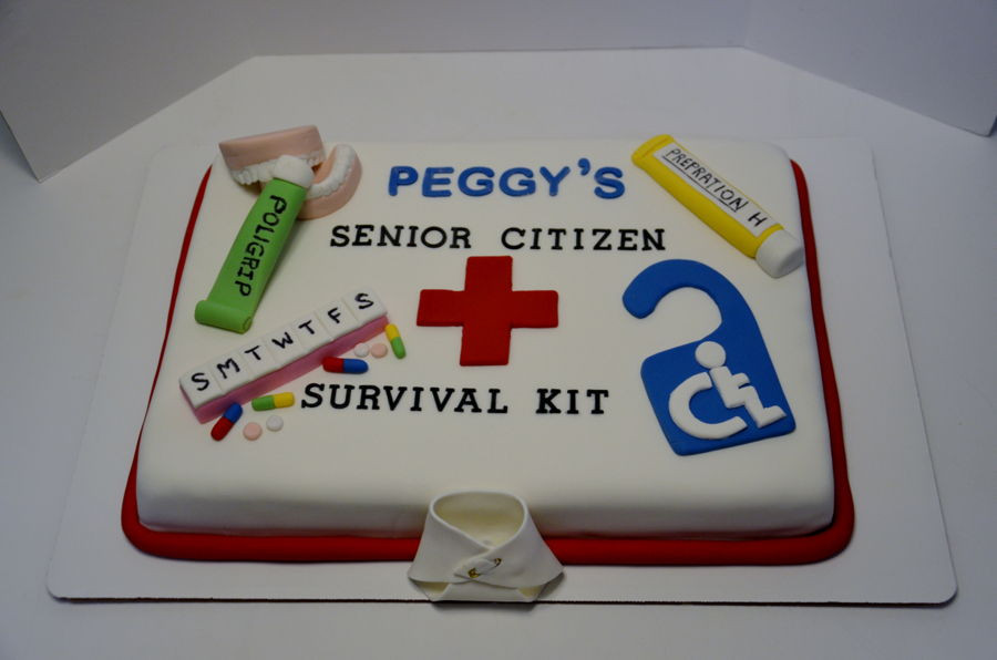 Birthday Party Ideas For Senior Citizens
 Senior Citizen Cake CakeCentral