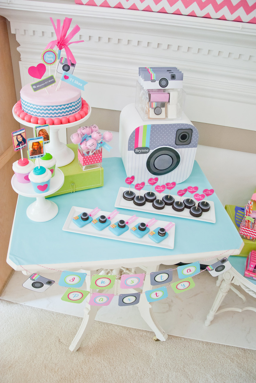 Birthday Party Ideas For Teenage Girl
 Instagram Party Ideas for Teens and Tweens Anders Ruff