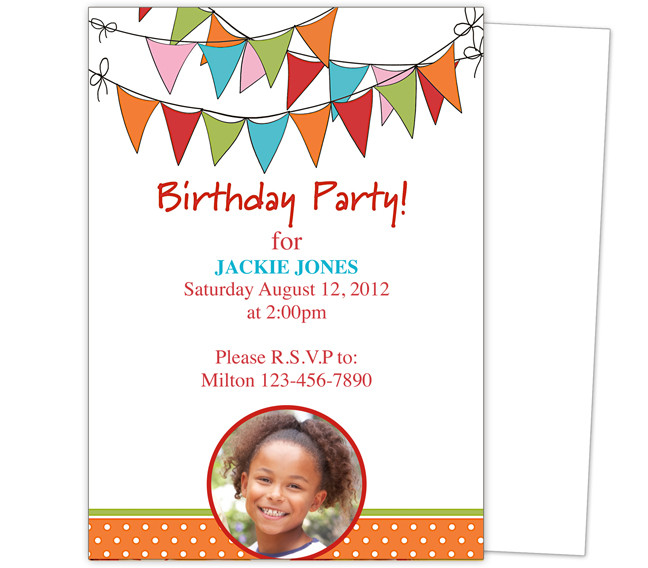 Birthday Party Invitation Template Word
 Celebrations of Life Releases New Selection of Birthday