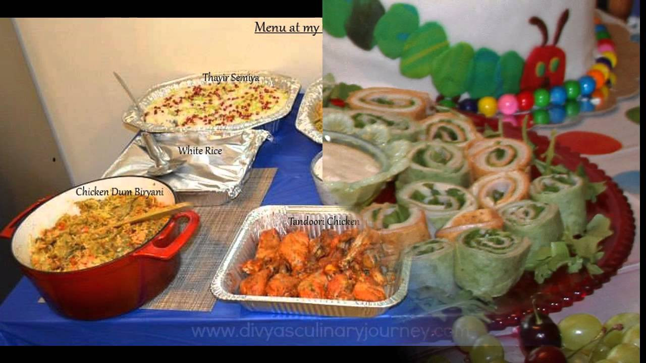 Birthday Party Menu Ideas
 Easy 1st birthday party food ideas