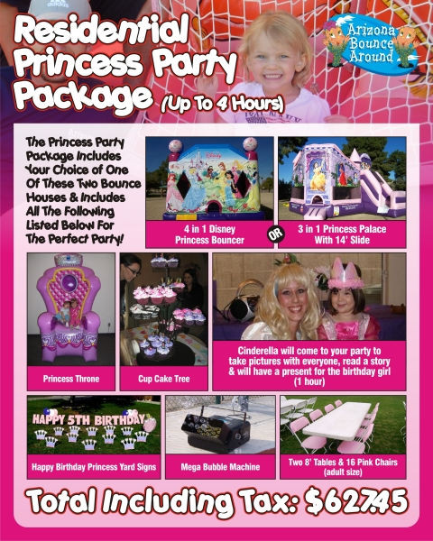Birthday Party Places In Az
 Princess Birthday party ideas in Phoenix Scottsdale