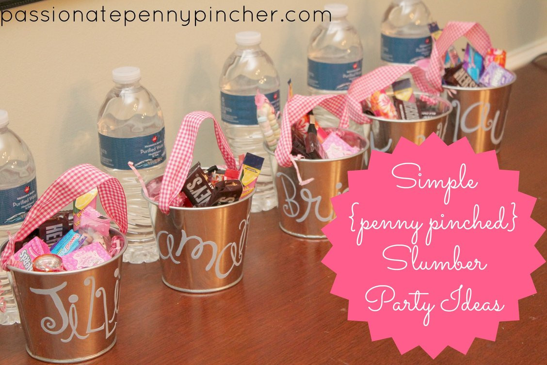 Birthday Party Sleepover Ideas
 Frugal Slumber Party Ideas Passionate Penny Pincher
