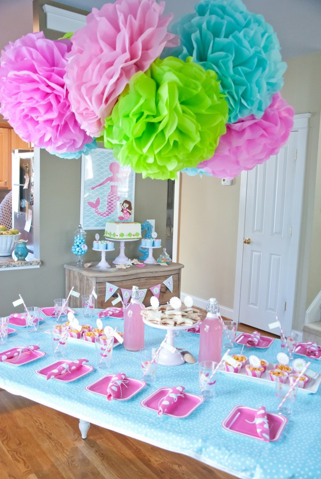 Birthday Party Table Decorations
 girl birthday party ideas Archives Anders Ruff Custom