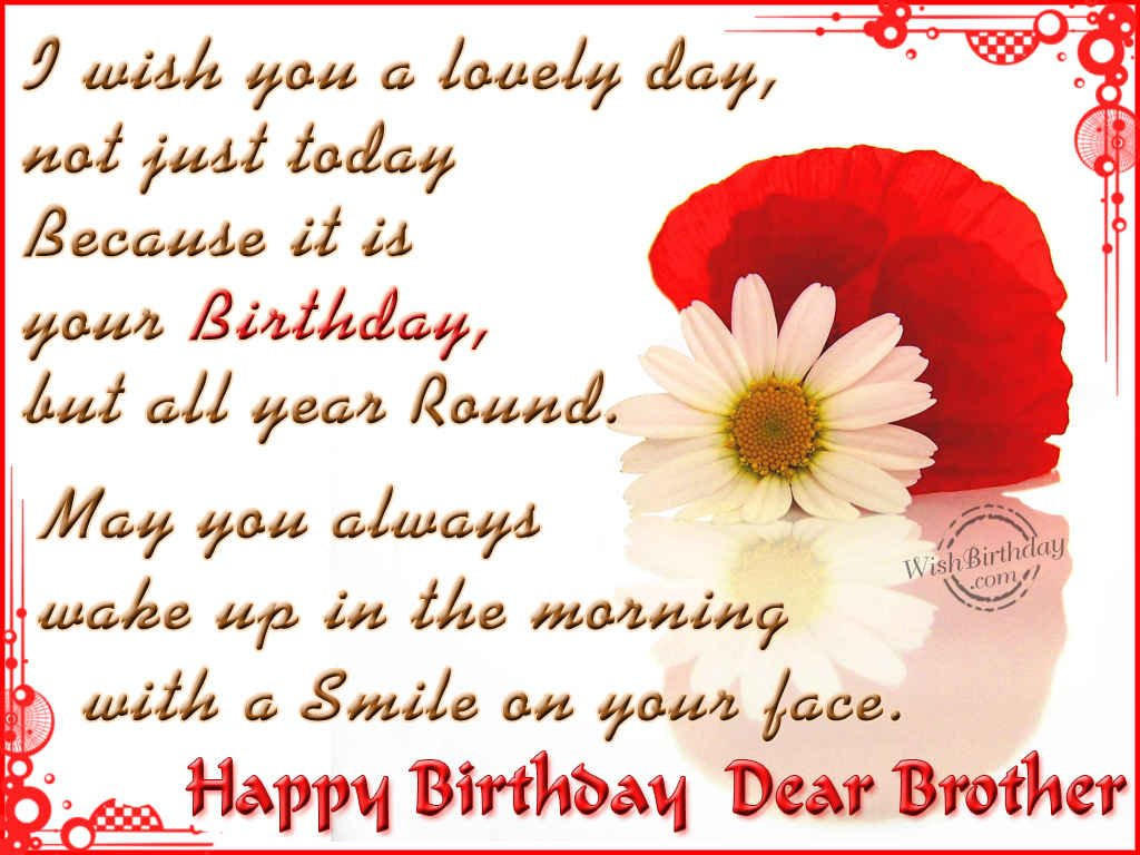 Birthday Quotes For Brothers
 Little Brother Birthday Quotes QuotesGram