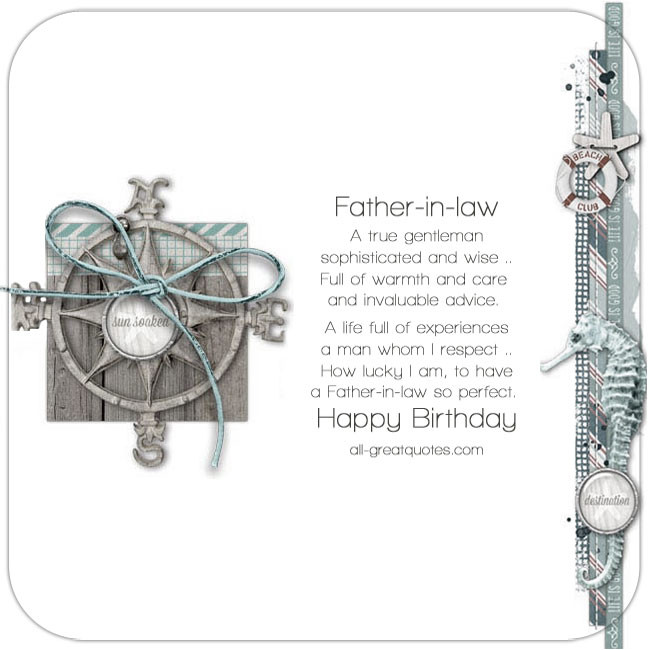 Birthday Quotes For Father In Law
 Happy Birthday Quotes for Father in law Birthday Quotes