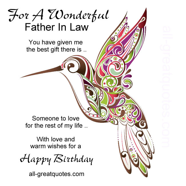 Birthday Quotes For Father In Law
 HAPPY BIRTHDAY QUOTES FOR MY FATHER IN LAW image quotes at