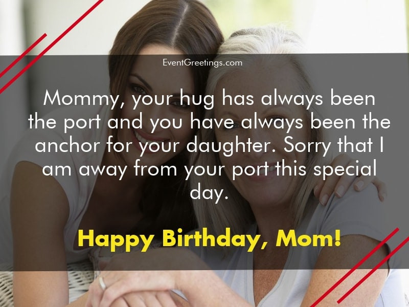 Birthday Quotes For Mom From Daughter
 65 Lovely Birthday Wishes for Mom from Daughter