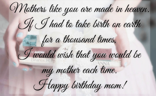 Birthday Quotes For Mom From Daughter
 Heart Touching 107 Happy Birthday MOM Quotes from Daughter