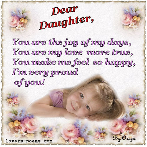 Birthday Quotes For Mom From Daughter
 Message to a daughter 2 Quotes & Cards for Sons and