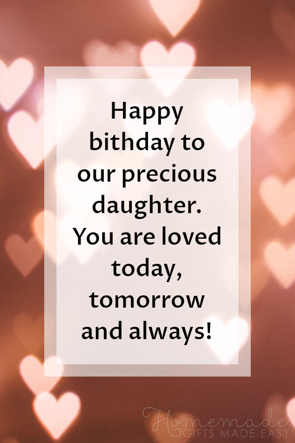 Birthday Quotes For Mom From Daughter
 100 Happy Birthday Daughter Wishes & Quotes for 2020