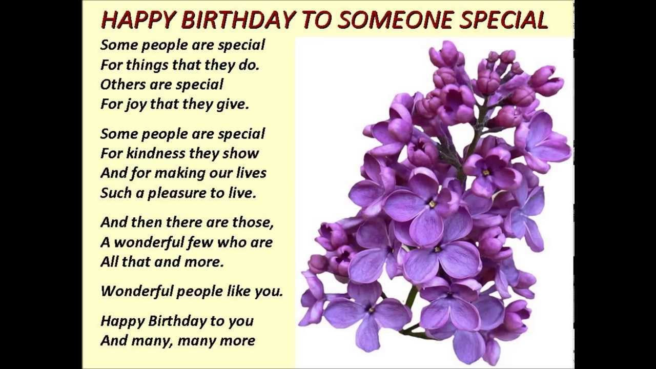 Birthday Quotes For Someone Special
 HAPPY BIRTHDAY TO SOMEONE SPECIAL Tanya Heeb poser
