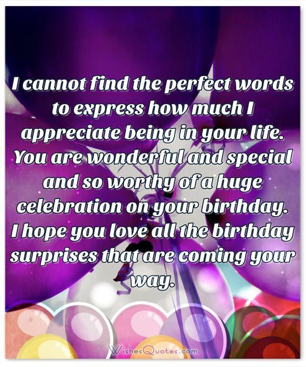 Birthday Quotes For Someone Special
 Deepest Birthday Wishes and for Someone Special in