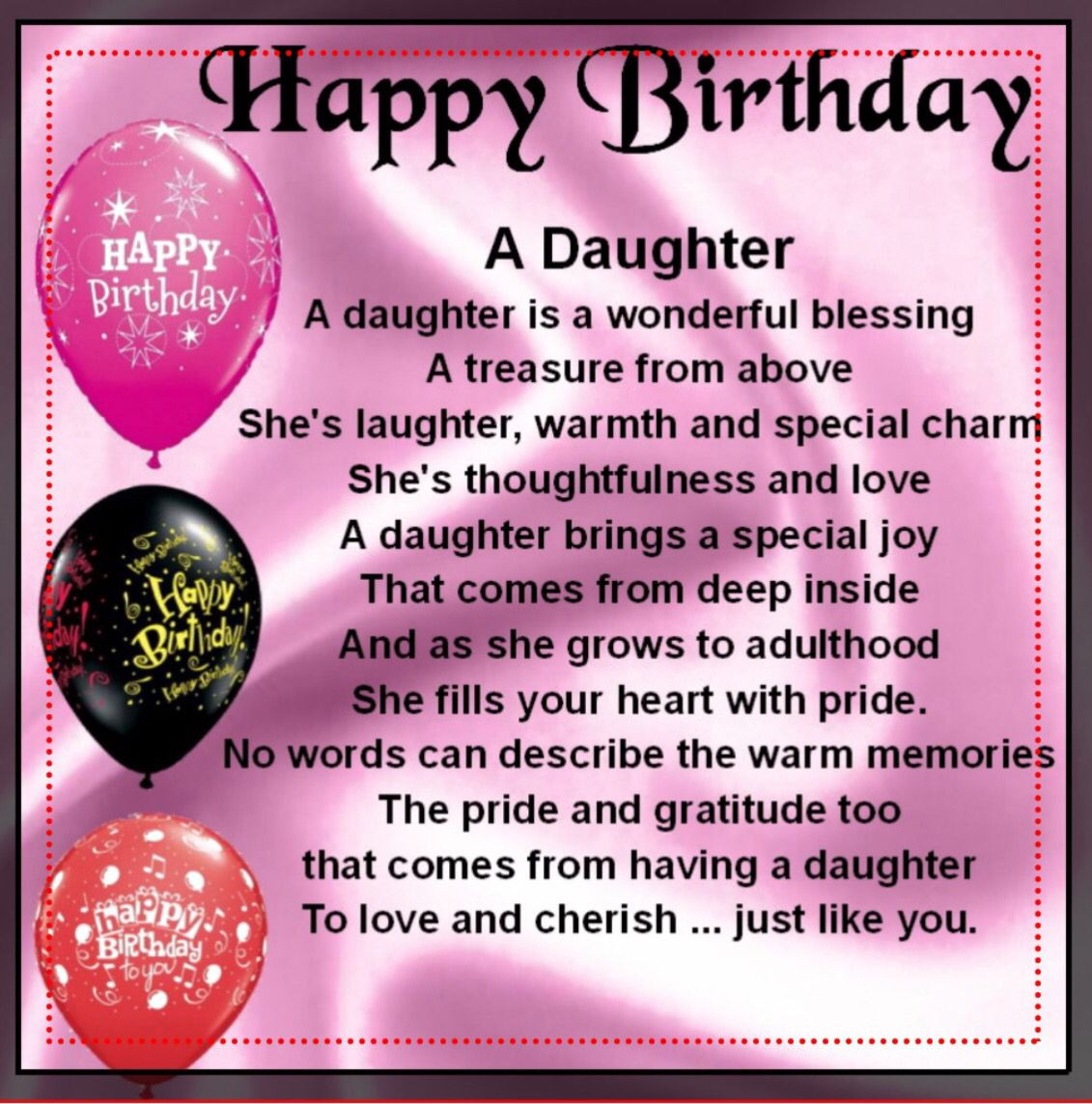 Birthday Quotes To Daughter
 Birthday Quotes For Daughter