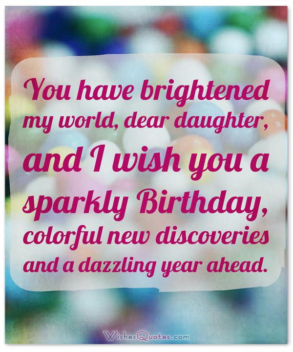 Birthday Quotes To Daughter
 Happy Birthday Daughter Top 50 Daughter s Birthday Wishes