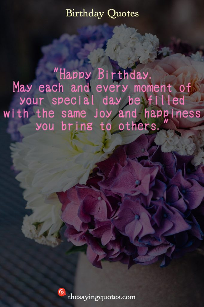 Birthday Quotes With Images
 45 Happy Birthday Wishes Quotes & Messages 2019 The