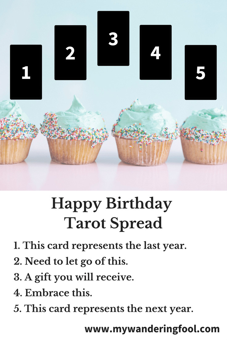 Birthday Tarot Card
 Pin on So Many Tarot Spreads