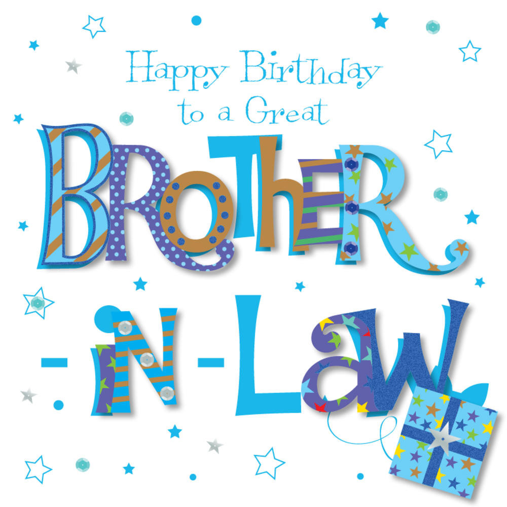 Birthday Wishes Brother In Law
 Great Brother In Law Happy Birthday Greeting Card