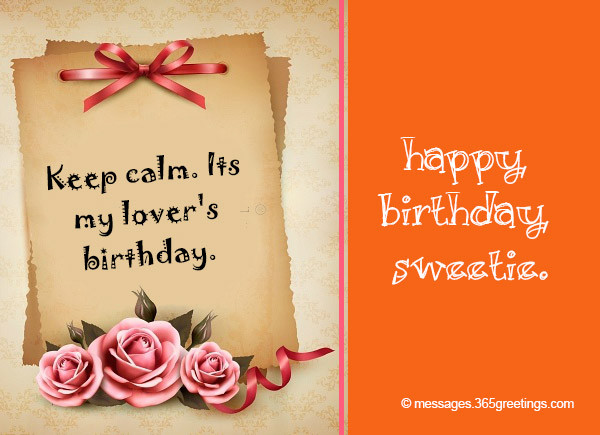 Birthday Wishes For A Lover
 Birthday Wishes For Lover 365greetings