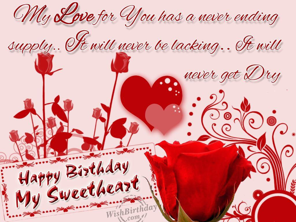Birthday Wishes For A Lover
 30 Happy Birthday Wishes Messages For Your Love