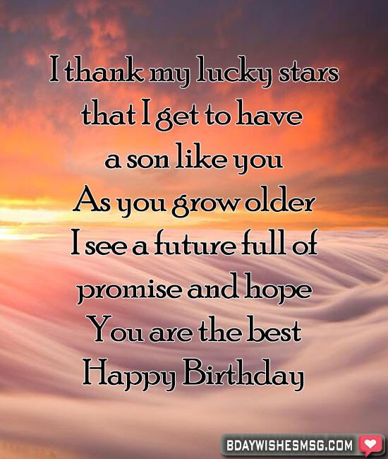 Birthday Wishes For A Son From Mom
 Best Birthday Wishes for Son Happy Birthday Son