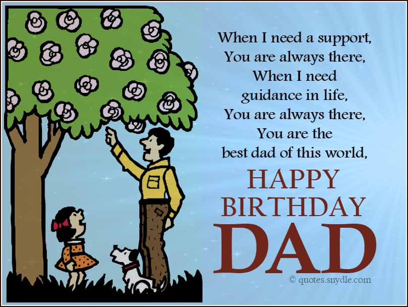 Birthday Wishes For Daughter From Dad
 Happy Birthday Dad Quotes Quotes and Sayings