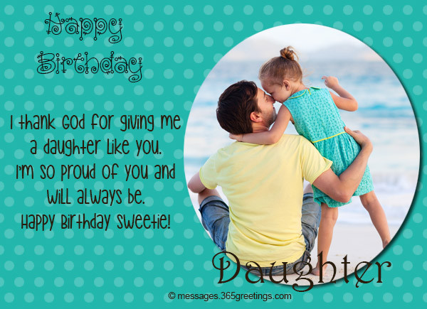 Birthday Wishes For Daughter From Dad
 Birthday Wishes for Daughter 365greetings