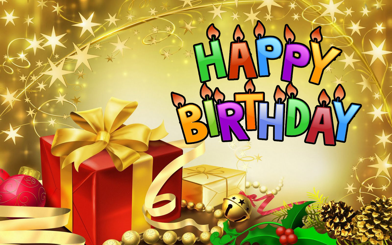 Birthday Wishes For Facebook Free
 Download Happy Birthday With Gift For Daily Pics