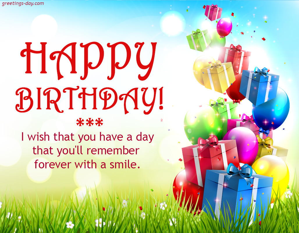 Birthday Wishes For Facebook Free
 Free Birthday eCards Happy BDay Messages and Pics