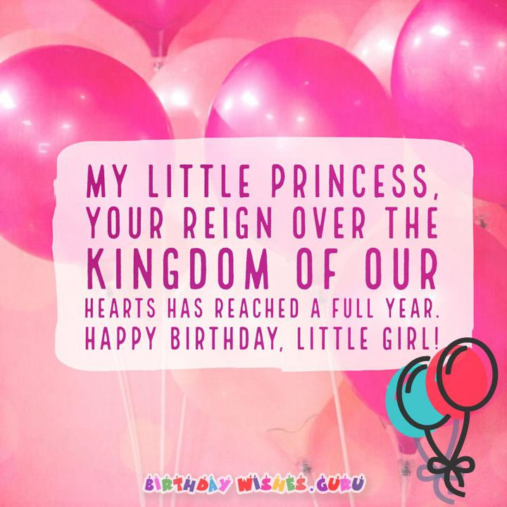Birthday Wishes For Little Girls
 20 Cute Birthday Wishes For Baby Girl – By Birthday Wishes