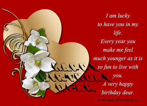 Birthday Wishes For Lover
 Birthday Wishes For Lover 365greetings