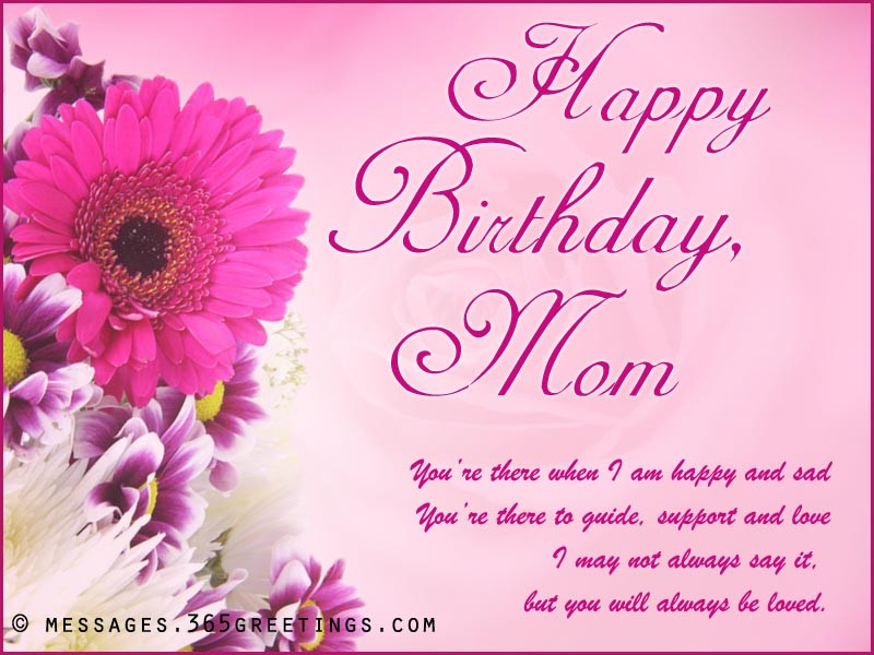 Birthday Wishes For Mom
 Happy Birthday Wishes Messages and Greetings Messages