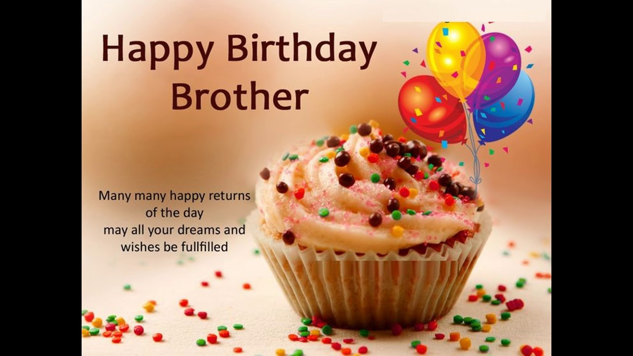 Birthday Wishes For My Brother
 Brother Birthday Wishes WhatsApp Video Happy Birthday My