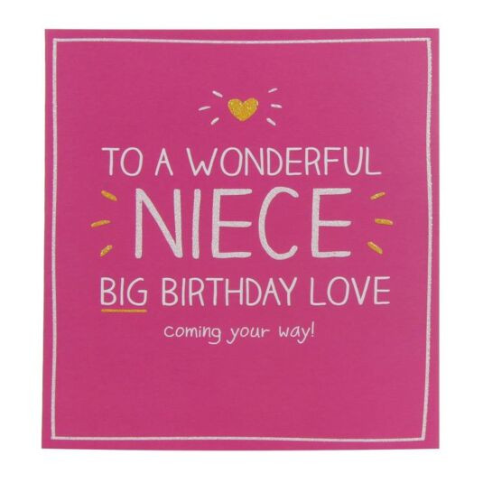 Birthday Wishes For Nice
 Happy Jackson Wonderful Niece Birthday Card