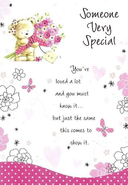 Birthday Wishes For Someone Special
 Cute Birthday Wishes E Card For Someone Special