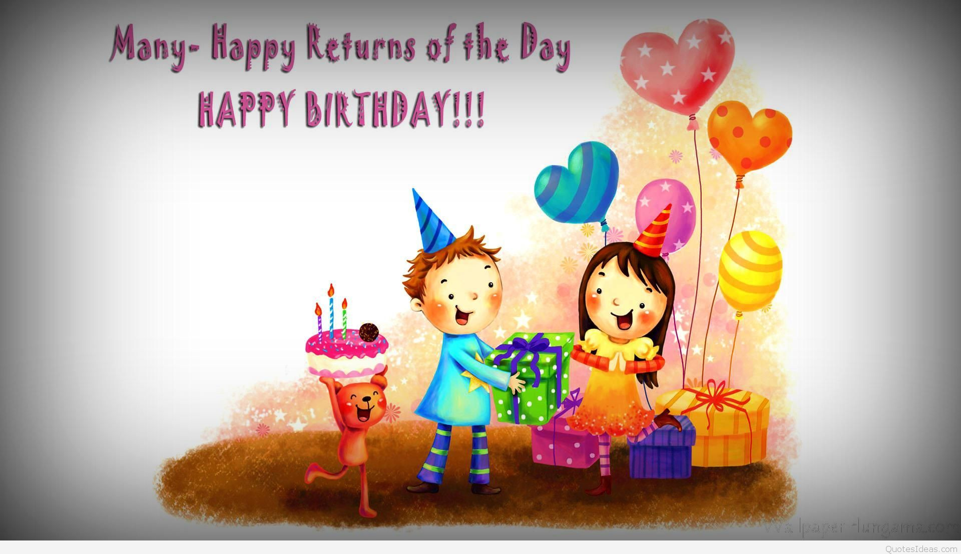 Birthday Wishes Kids
 New Happy birthday wishes for kids with quotes wallpapers