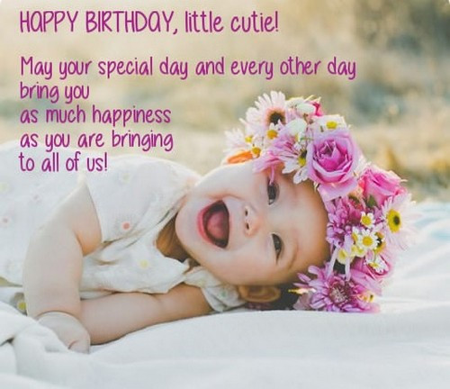 Birthday Wishes To A Girl
 Happy Birthday Quotes for Baby Girl