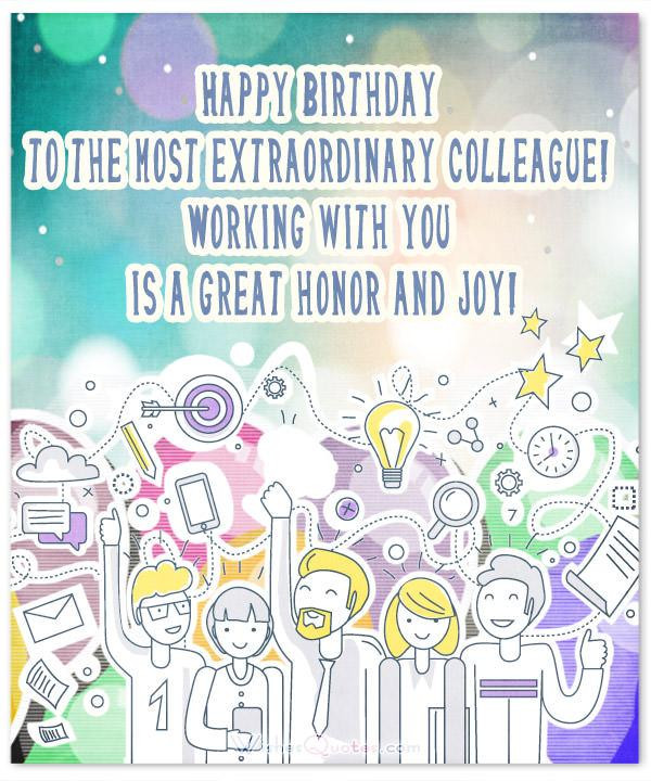 Birthday Wishes To Coworker
 33 Heartfelt Birthday Wishes for Colleagues By WishesQuotes
