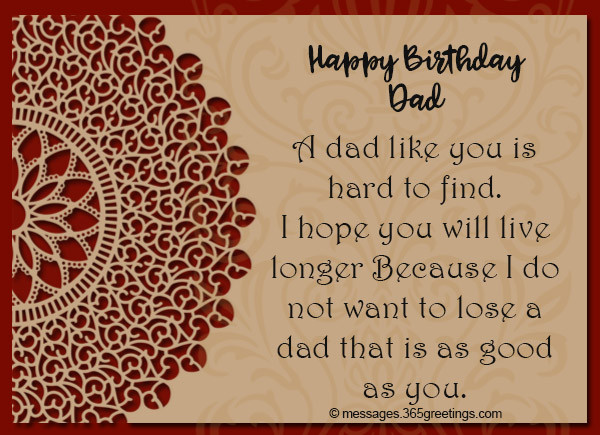 Birthday Wishes To Father
 Birthday Wishes for Dad 365greetings