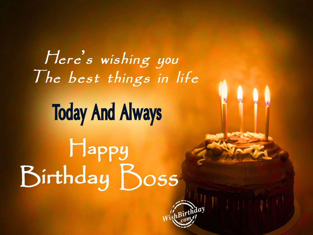 Birthday Wishes To Your Boss
 Birthday Wishes For Boss Birthday