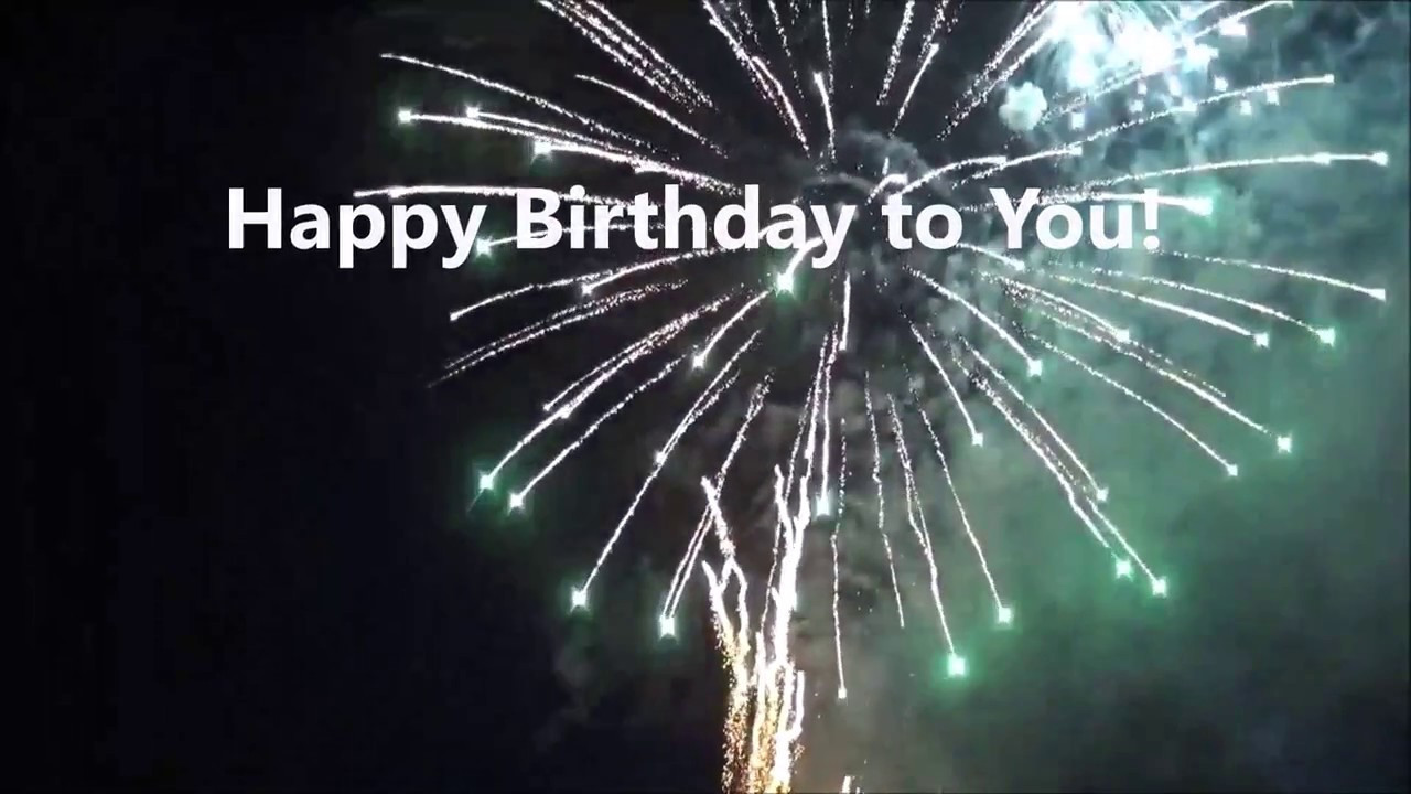 Birthday Wishes Video
 Happy Birthday Greeting Card Video With Fireworks